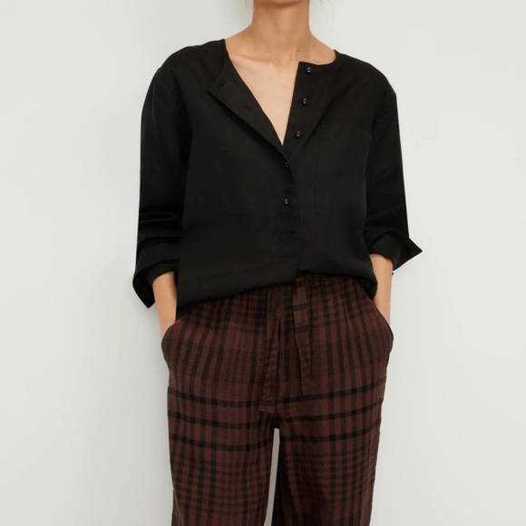Everlane Linen Blouse - Picture 1 of 5
